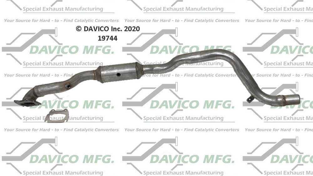 Davico Mfg 19744 Direct-Fit Catalytic Converter