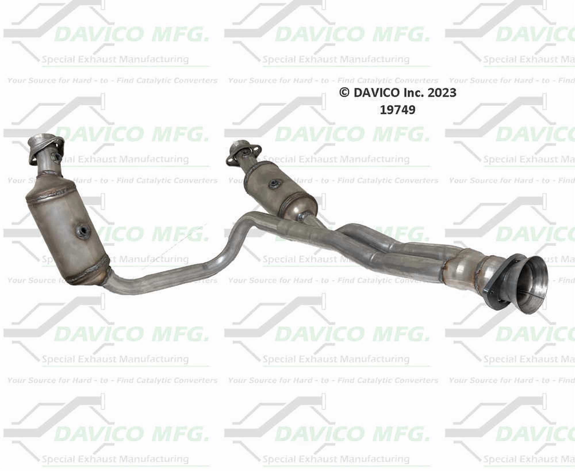Davico Mfg 19749 Direct-Fit Catalytic Converter