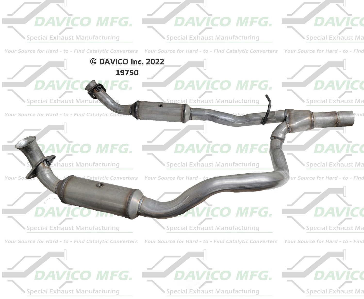 Davico Mfg 19750 Direct-Fit Catalytic Converter