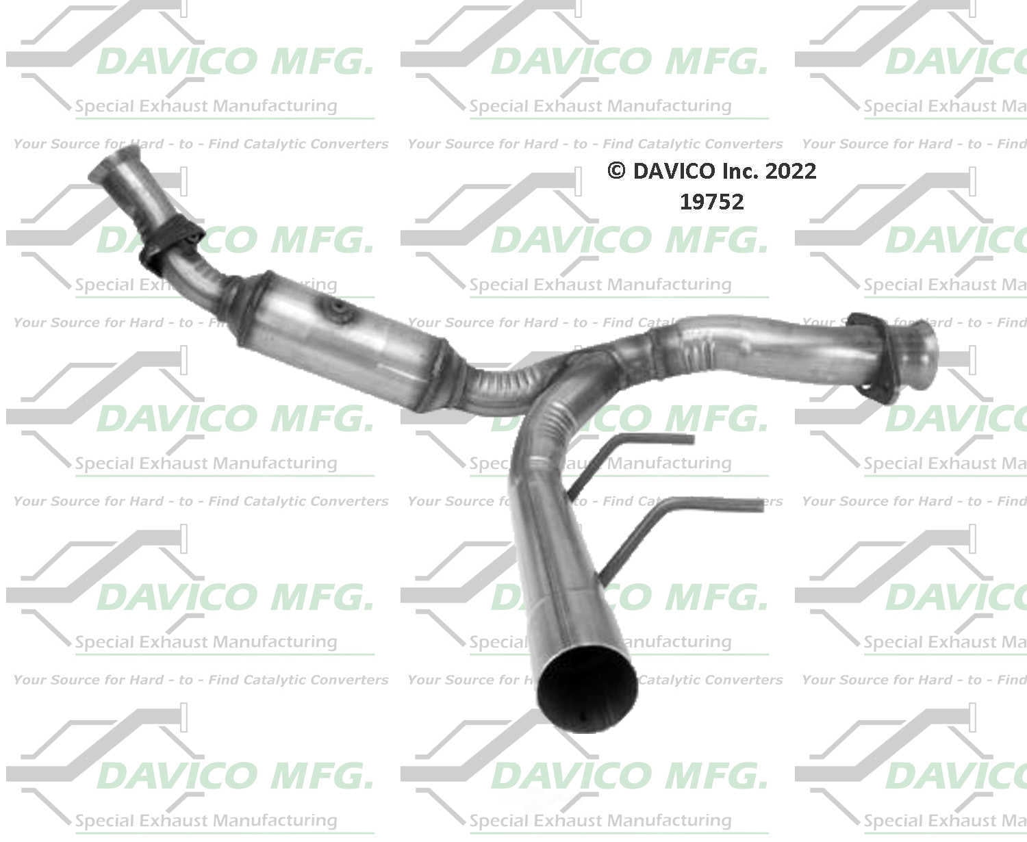Davico Mfg 19752 Direct-Fit Catalytic Converter