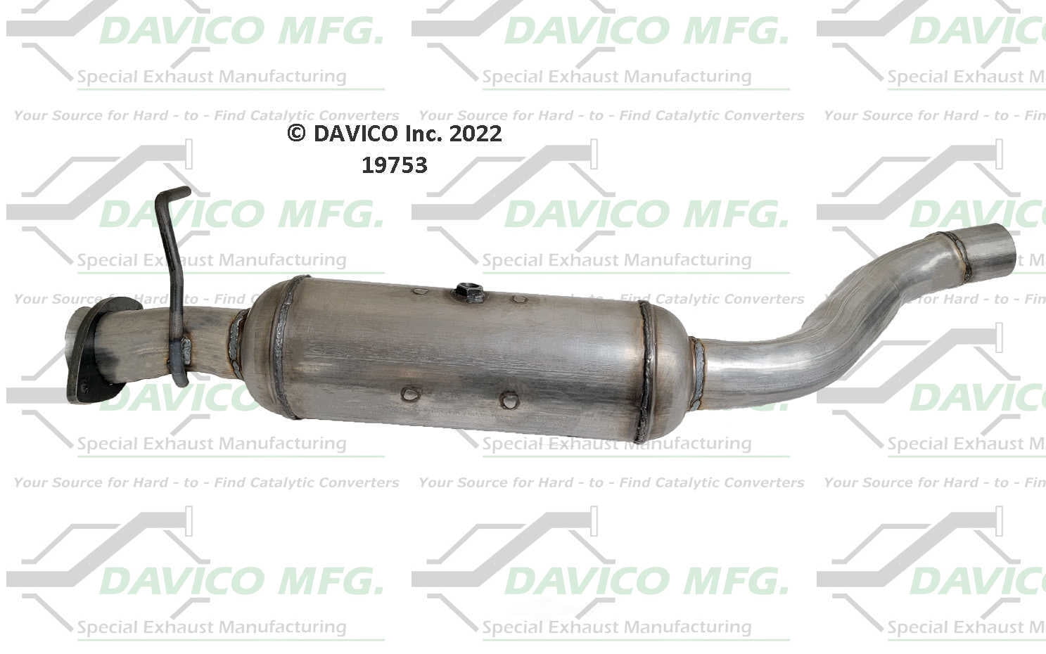 Davico Mfg 19753 Direct-Fit Catalytic Converter