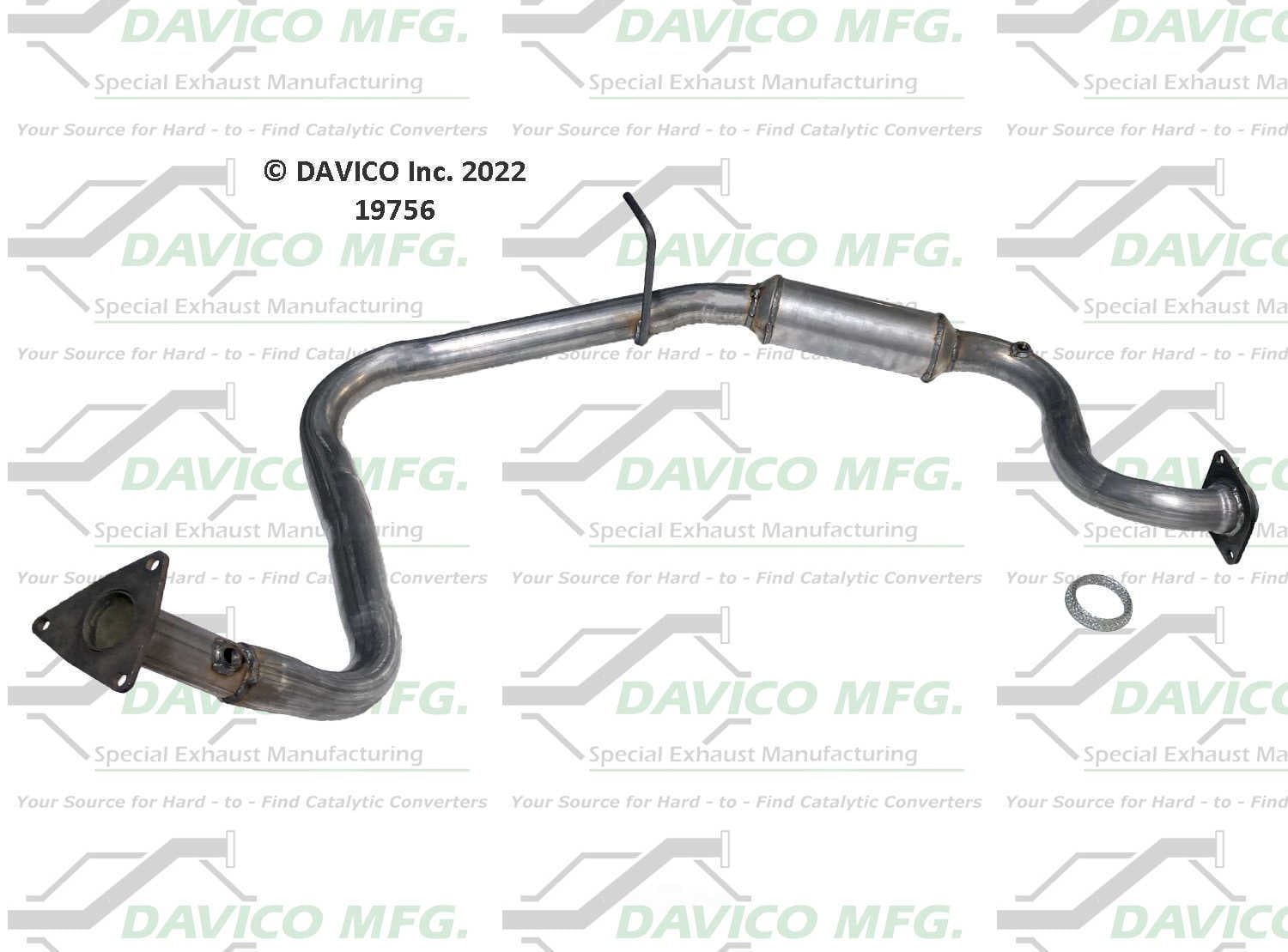 Davico Mfg 19756 Direct-Fit Catalytic Converter