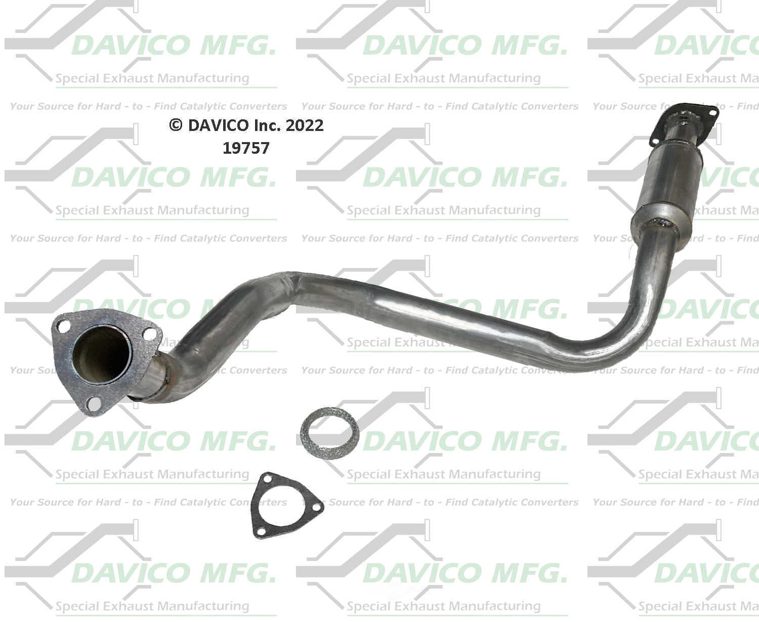 Davico Mfg 19757 Direct-Fit Catalytic Converter