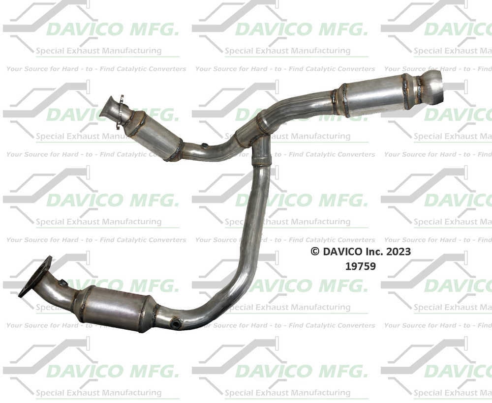 Davico Mfg 19759 Direct-Fit Catalytic Converter