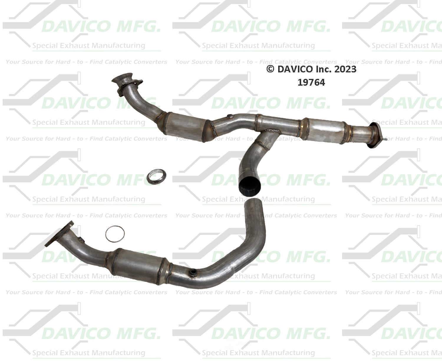 Davico Mfg 19764 Direct-Fit Catalytic Converter