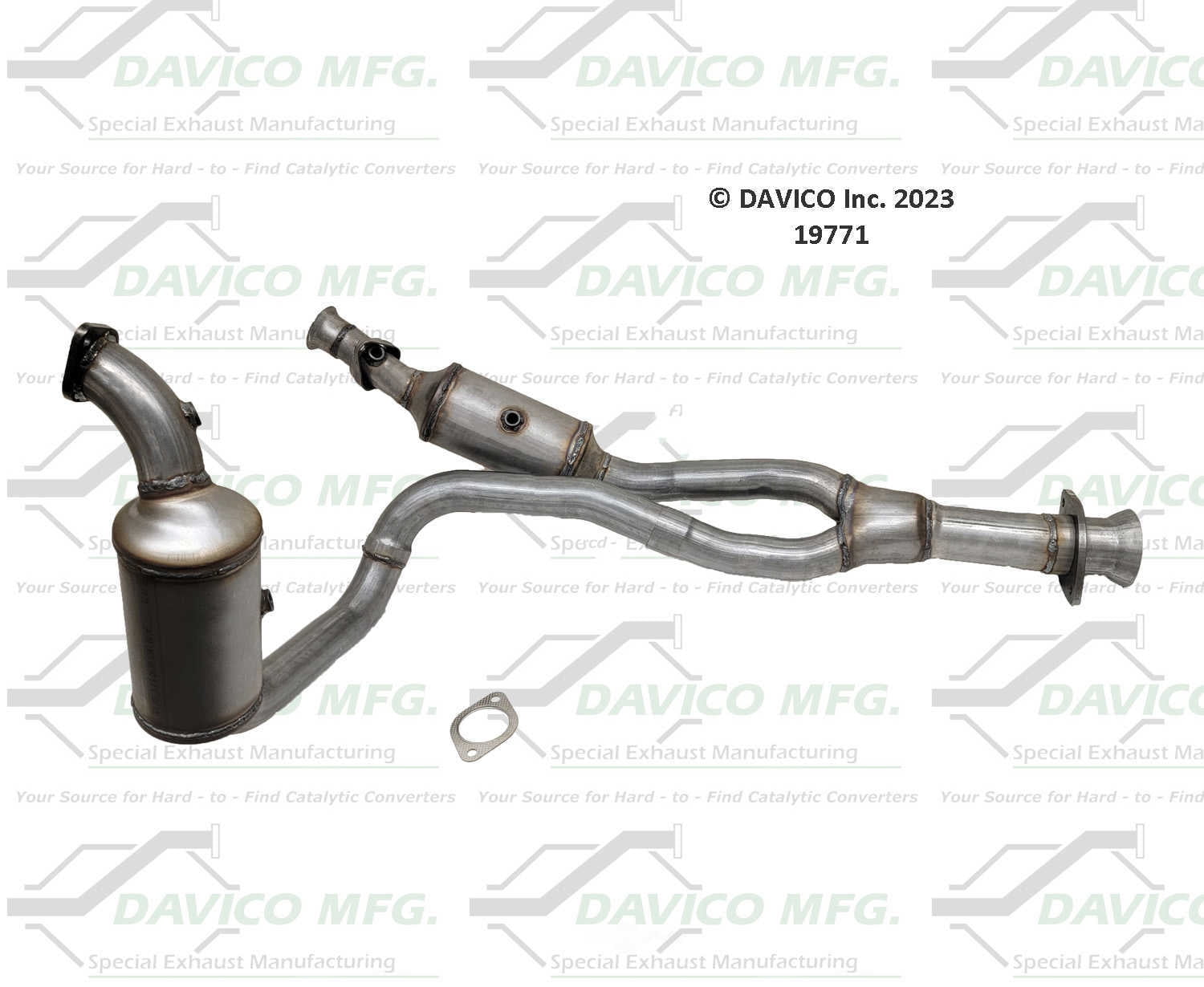 Davico Mfg 19771 Direct-Fit Catalytic Converter