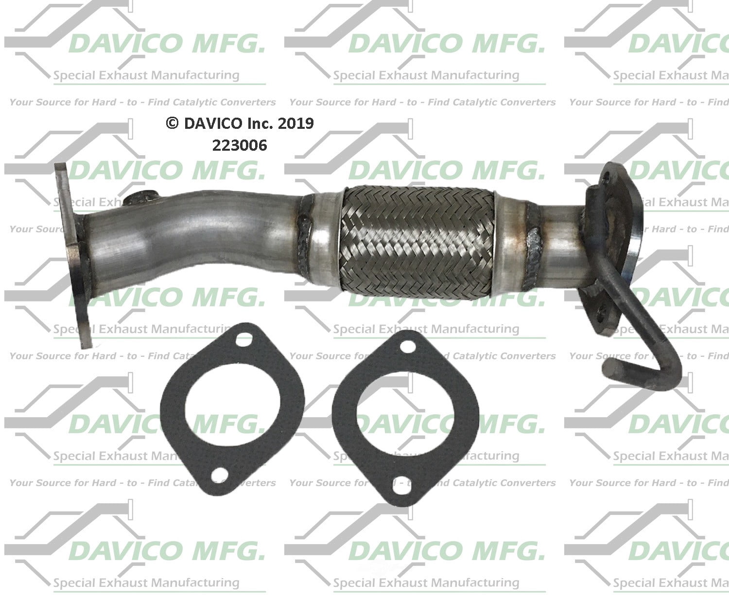 Davico Mfg 223006 Exact-Fit Exhaust Pipe