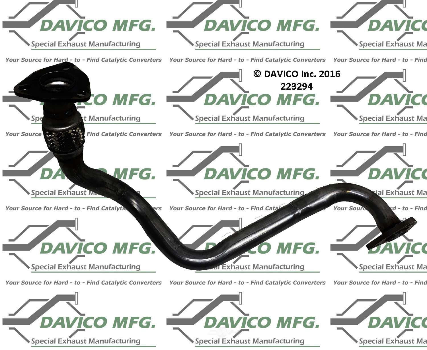 Davico Mfg 223294 Exact-Fit Exhaust Pipe