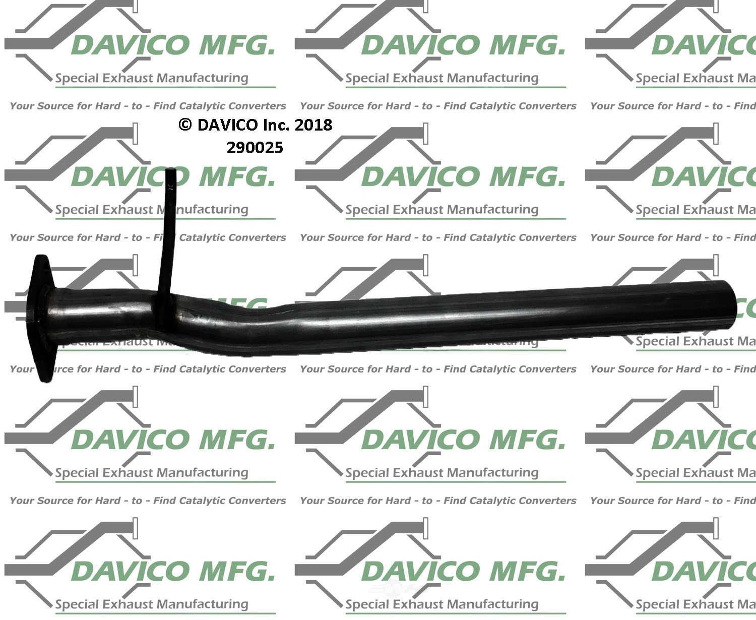 Davico Mfg 290025 Exact-Fit Exhaust Pipe