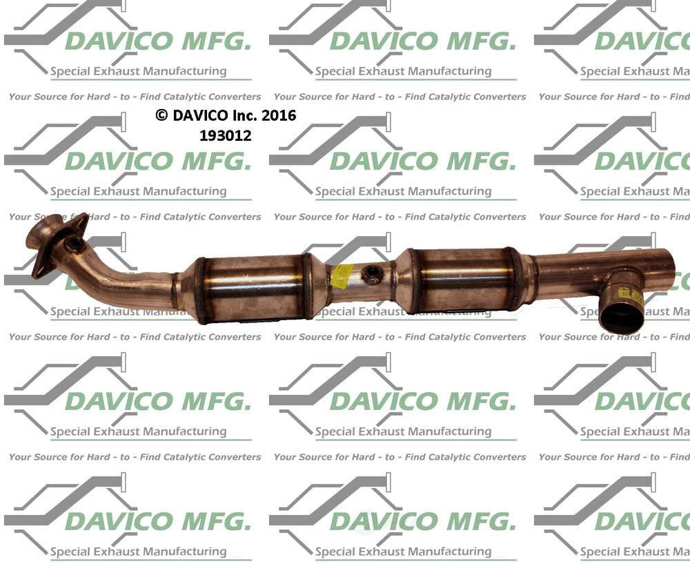 Davico Mfg 299156 Catalytic Converter(Split Y Pipe Modification Reqd)