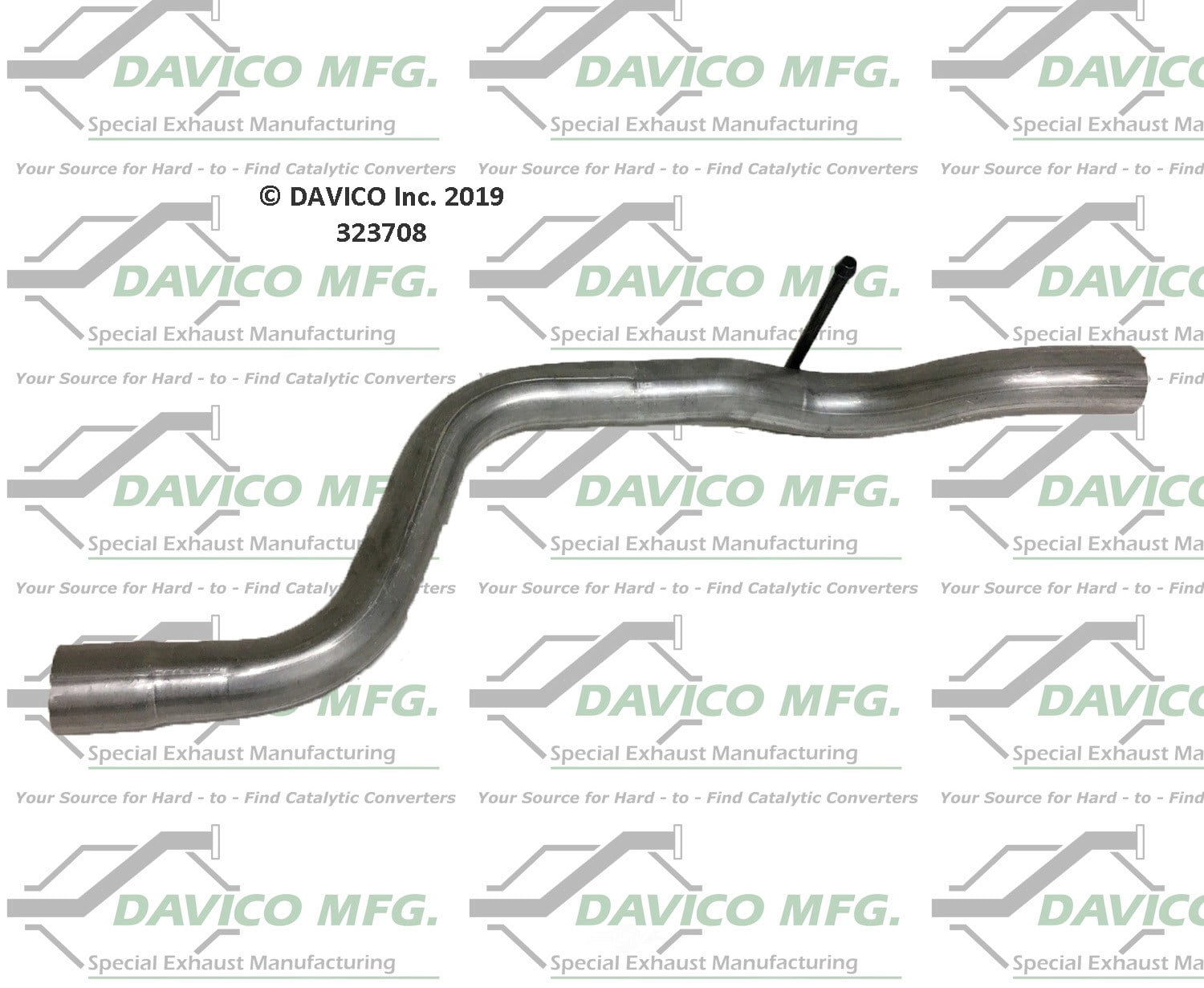 Davico Mfg 323708 Exact-Fit Exhaust Pipe