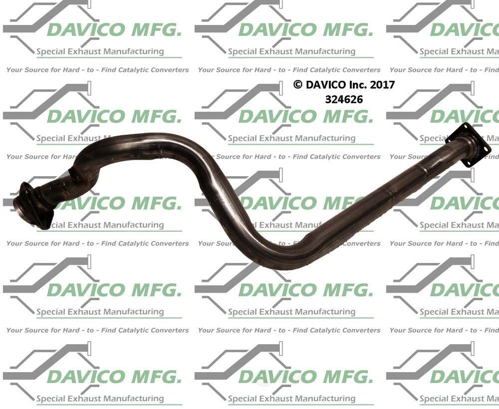 Davico Mfg 324626 Prebent Exhaust Pipe