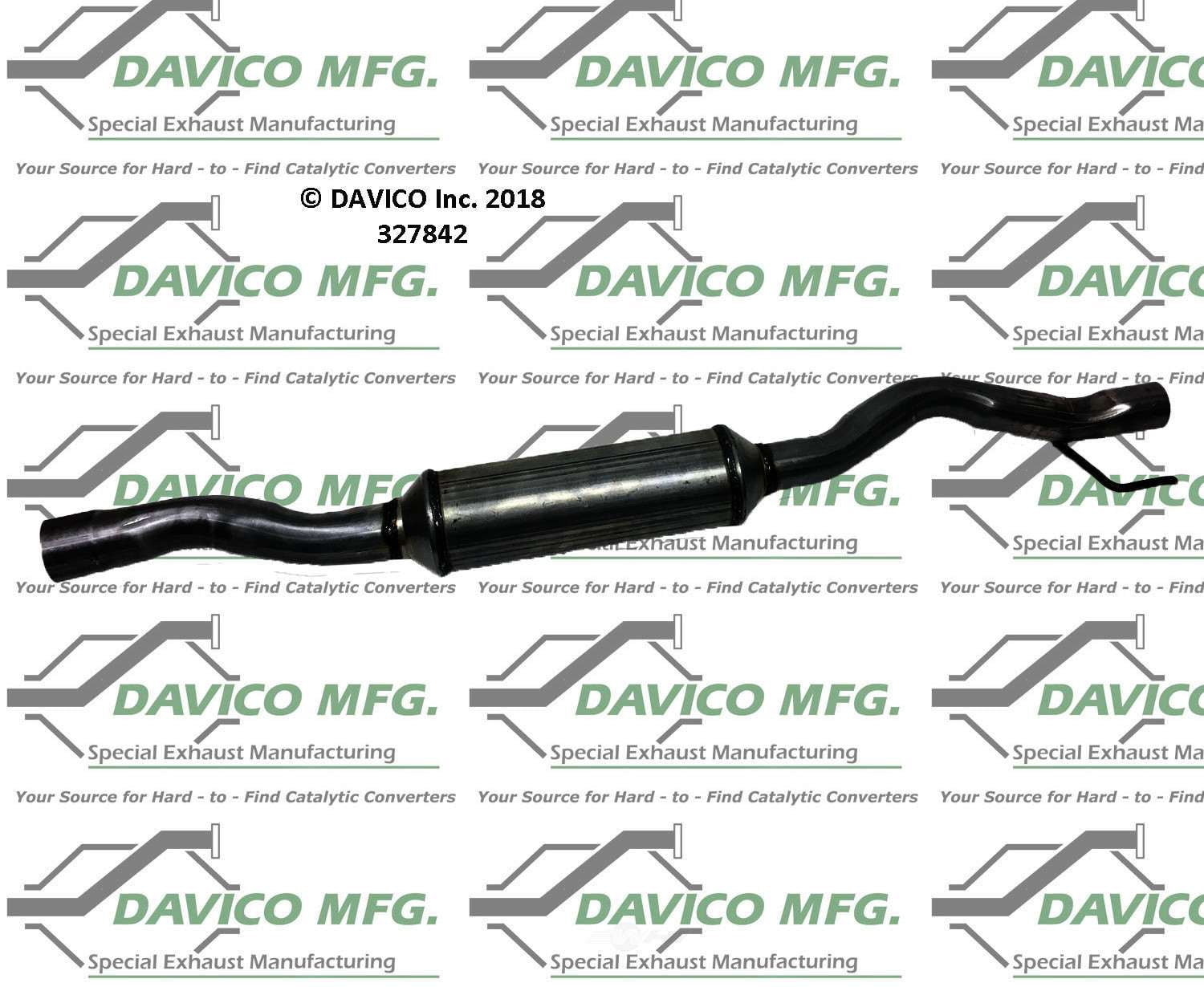 Davico Mfg 327842 Exact-Fit Exhaust Pipe