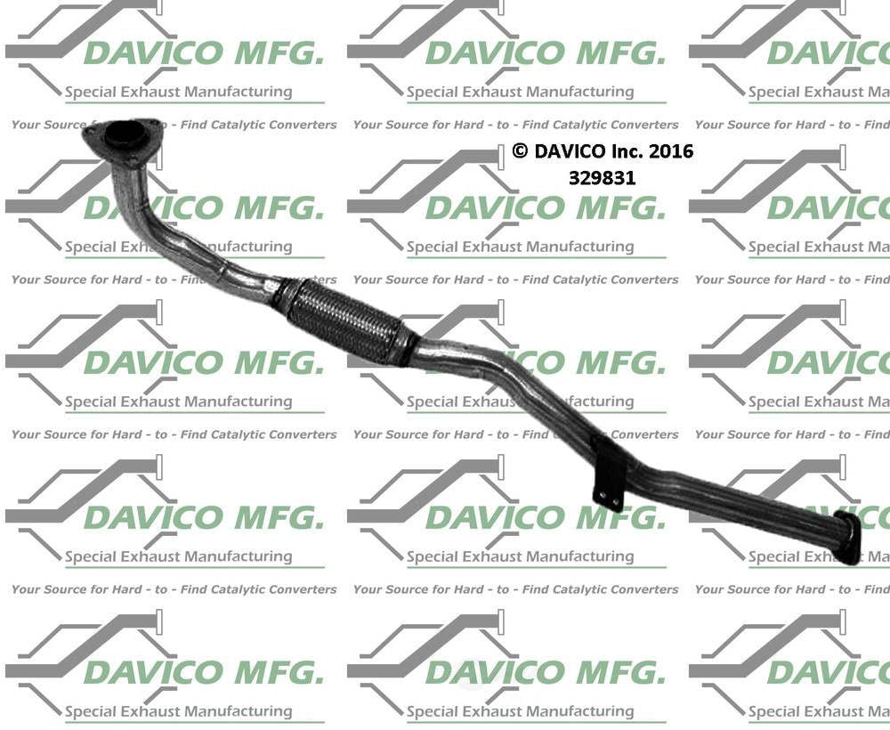 Davico Mfg 329831 Exact-Fit Exhaust Pipe