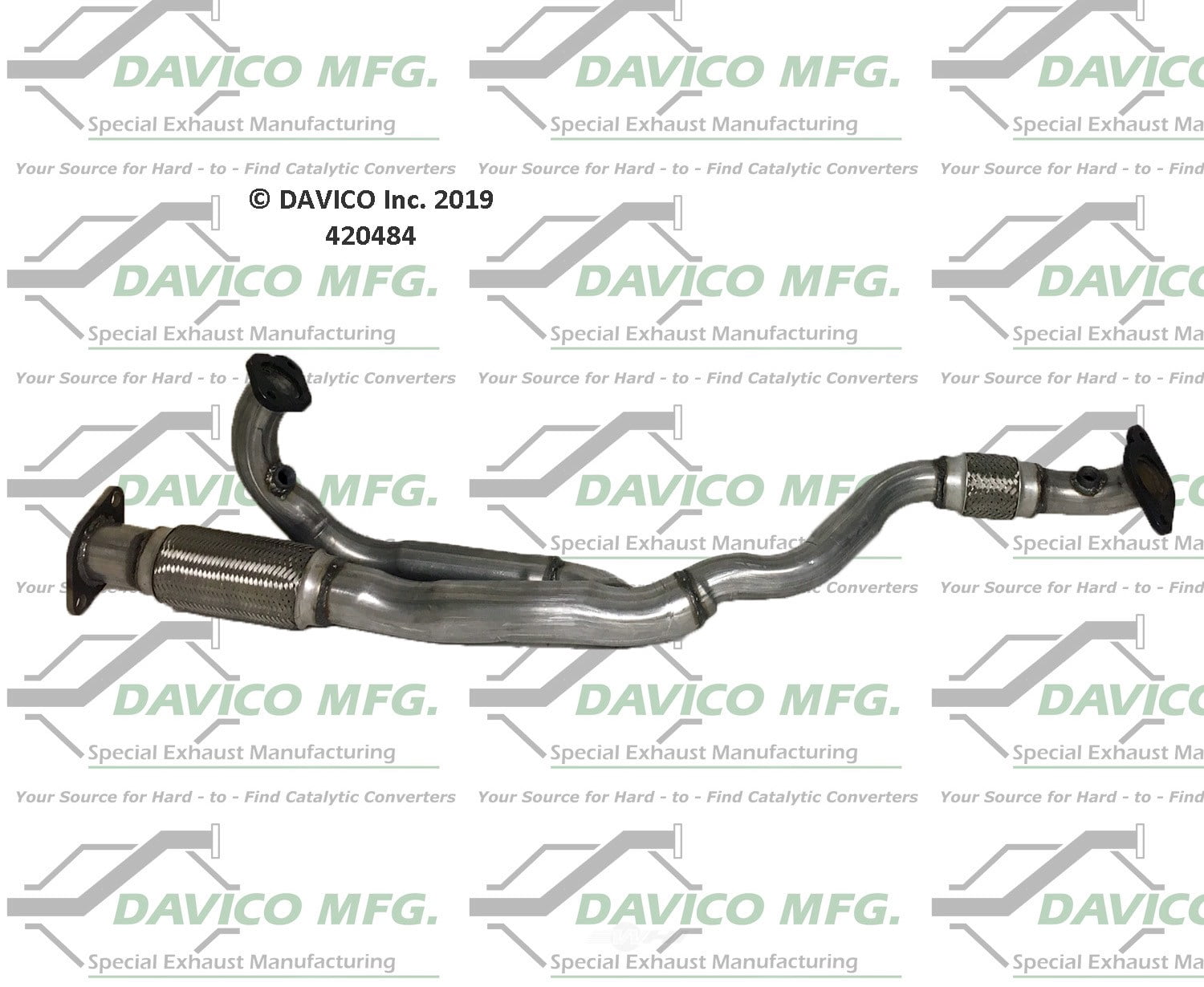 Davico Mfg 420484 Exact-Fit Exhaust Pipe