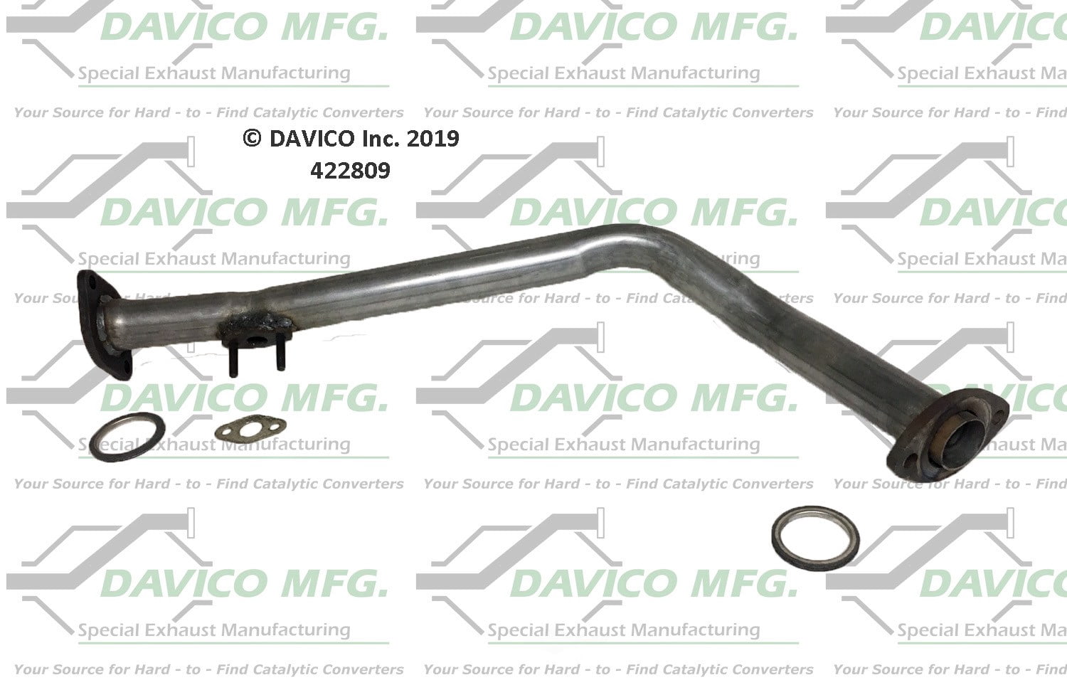 Davico Mfg 422809 Exact-Fit Exhaust Pipe