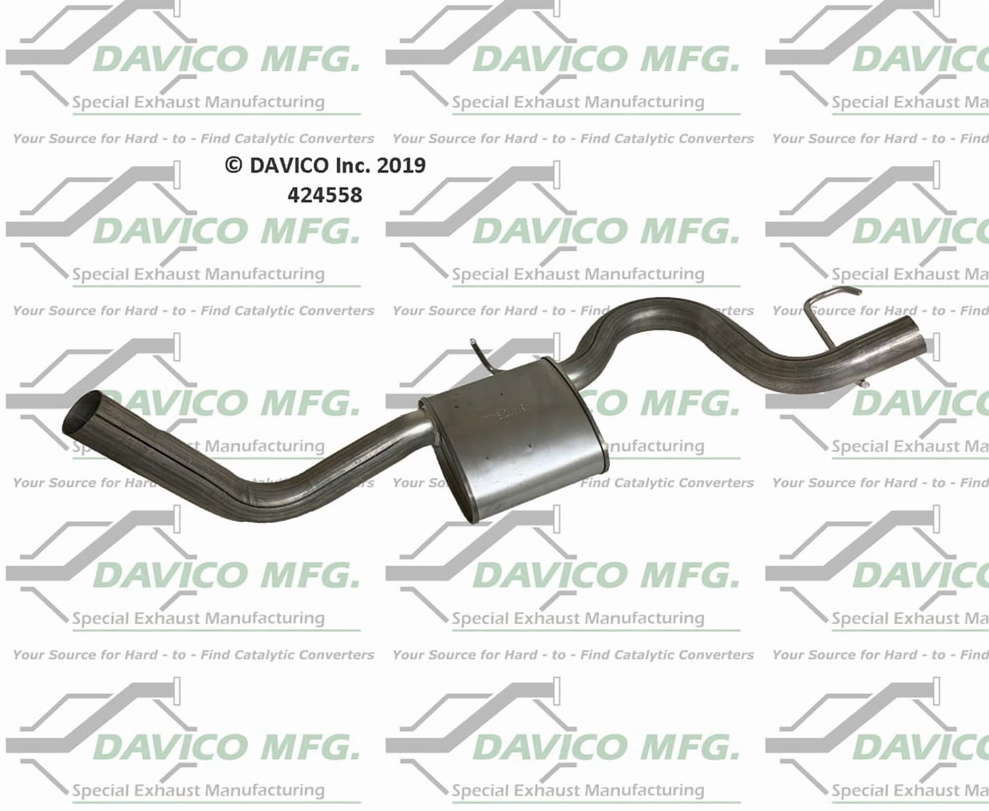 Davico Mfg 424558 Exact-Fit Exhaust Pipe