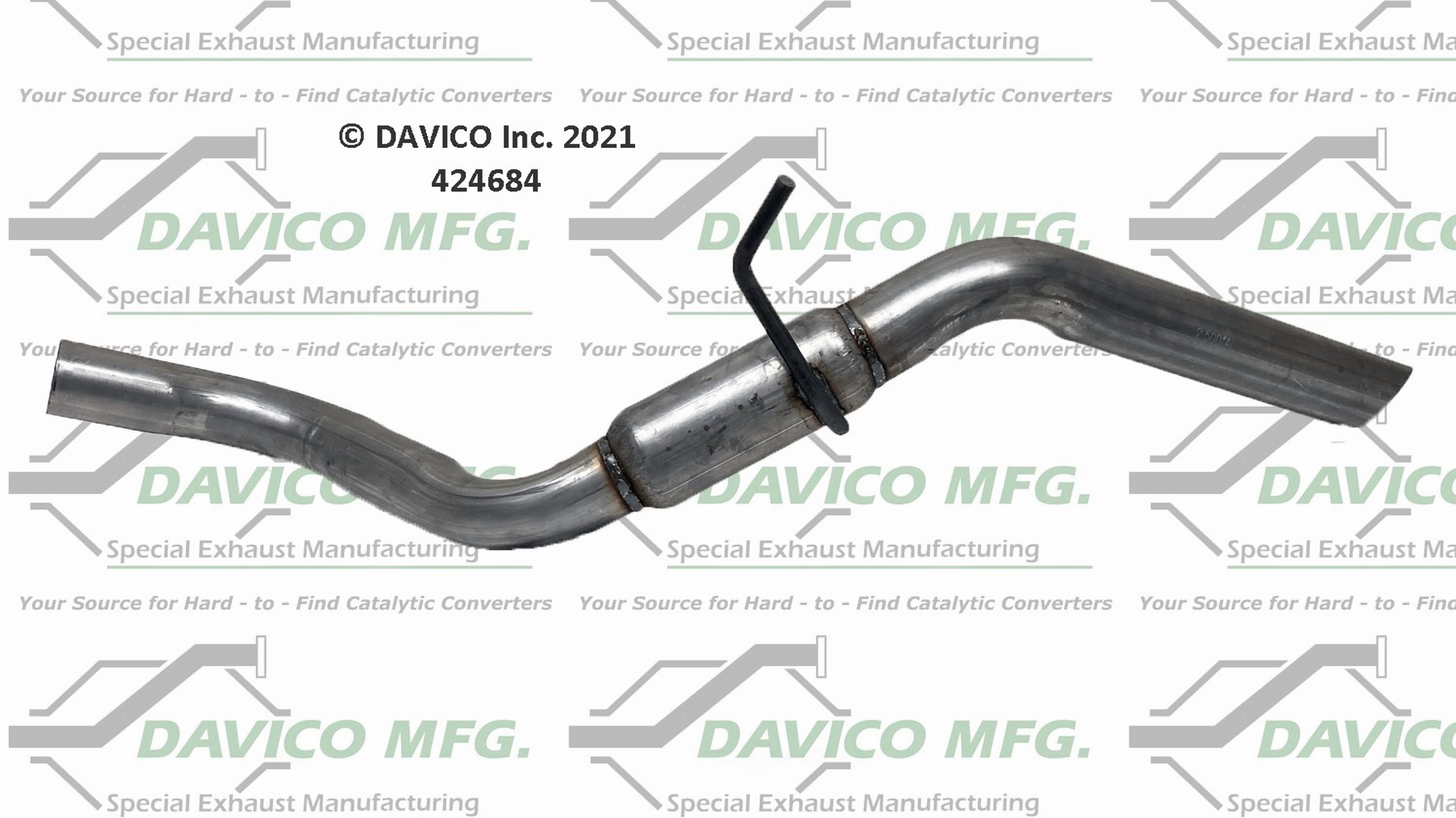 Davico Mfg 424684 Exact-Fit Exhaust Pipe