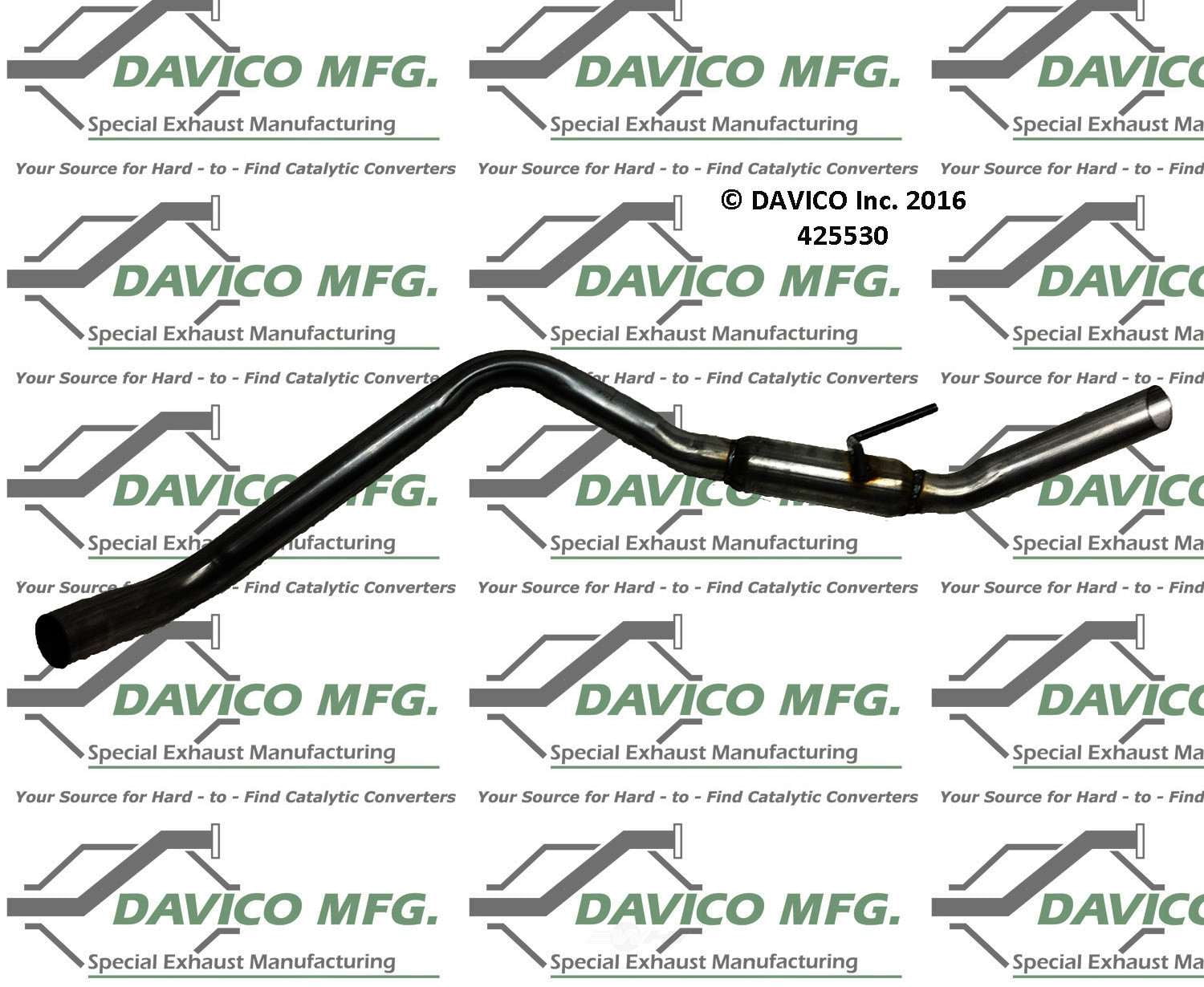 Davico Mfg 425530 Exact-Fit Exhaust Pipe