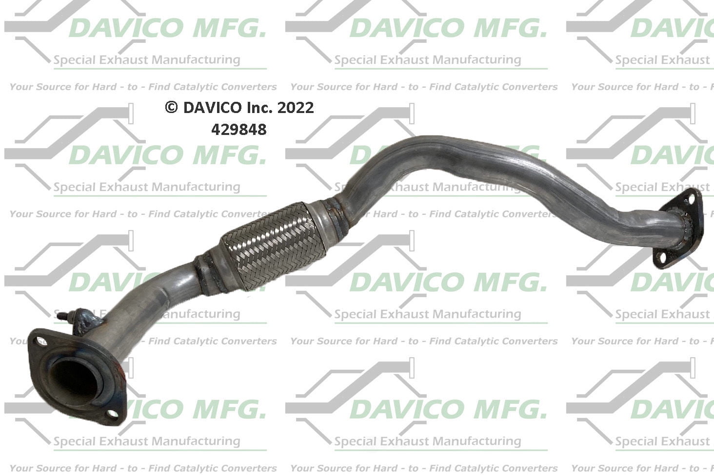 Davico Mfg 429848 Exact-Fit Exhaust Pipe
