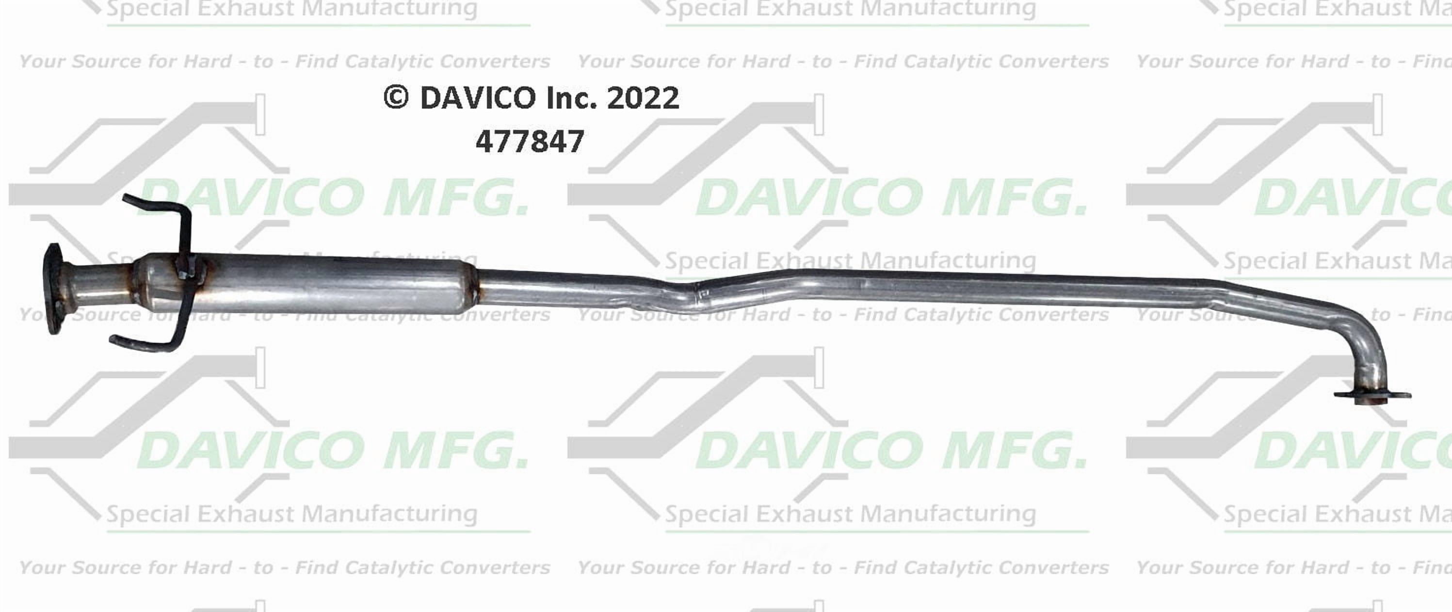 Davico Mfg 477847 Prebent exhaust pipe