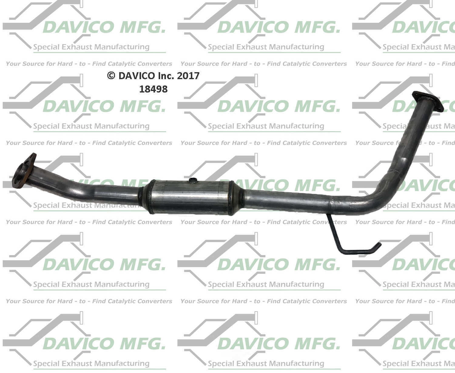 Davico Mfg 48498 Direct-Fit Catalytic Converter