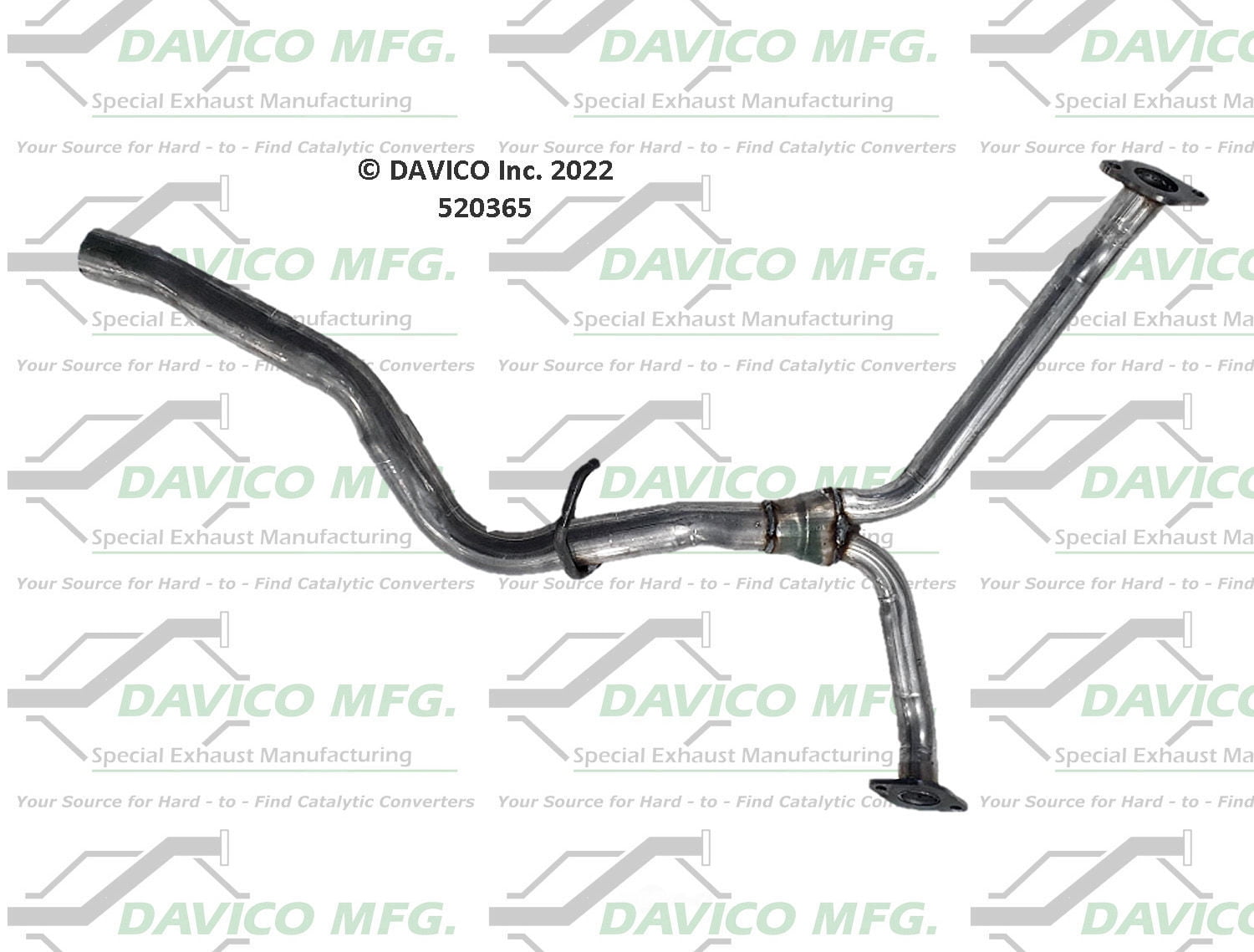 Davico Mfg 520365 Exact-Fit Exhaust Pipe