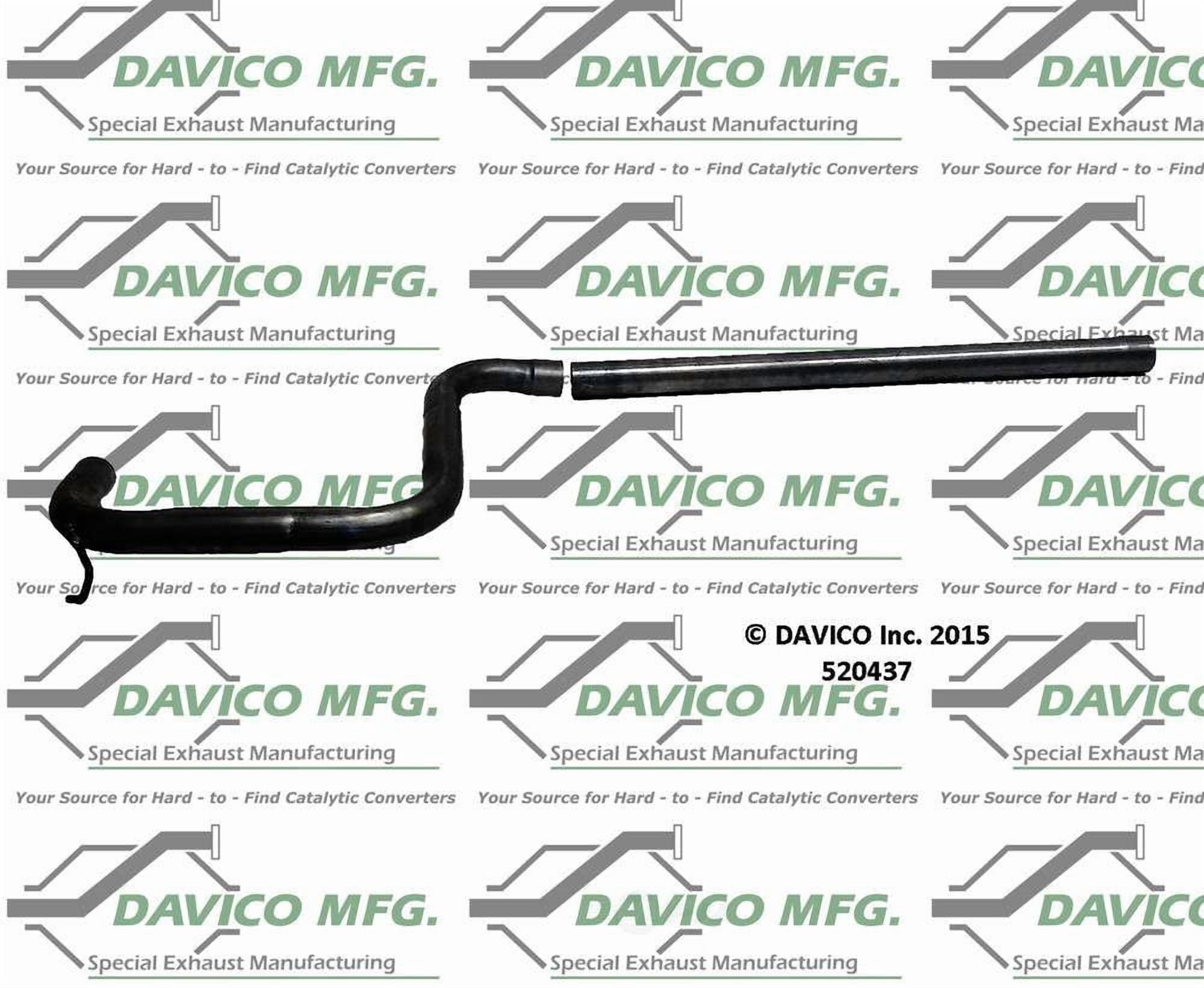 Davico Mfg 520437 Exact-Fit Exhaust Pipe