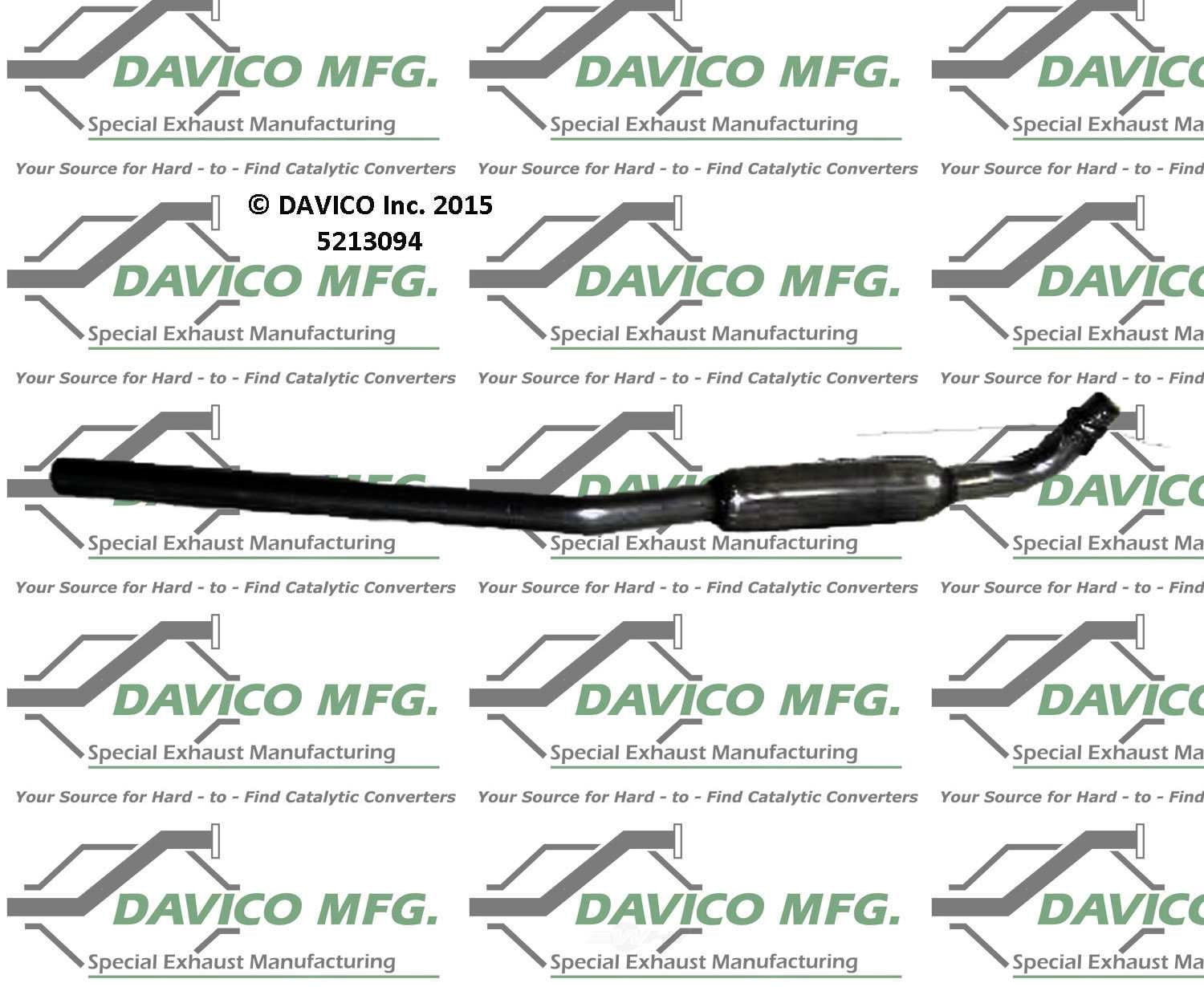 Davico Mfg 5213094 Exact-Fit Exhaust Pipe