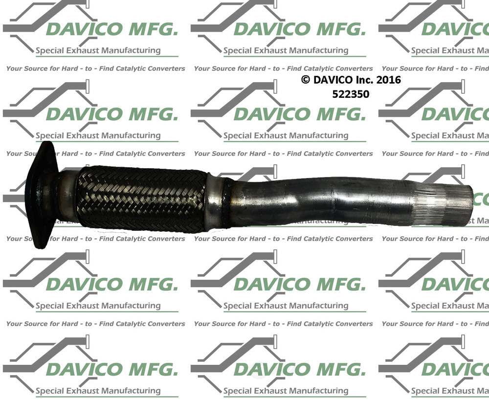 Davico Mfg 522350 Exact-Fit Exhaust Pipe