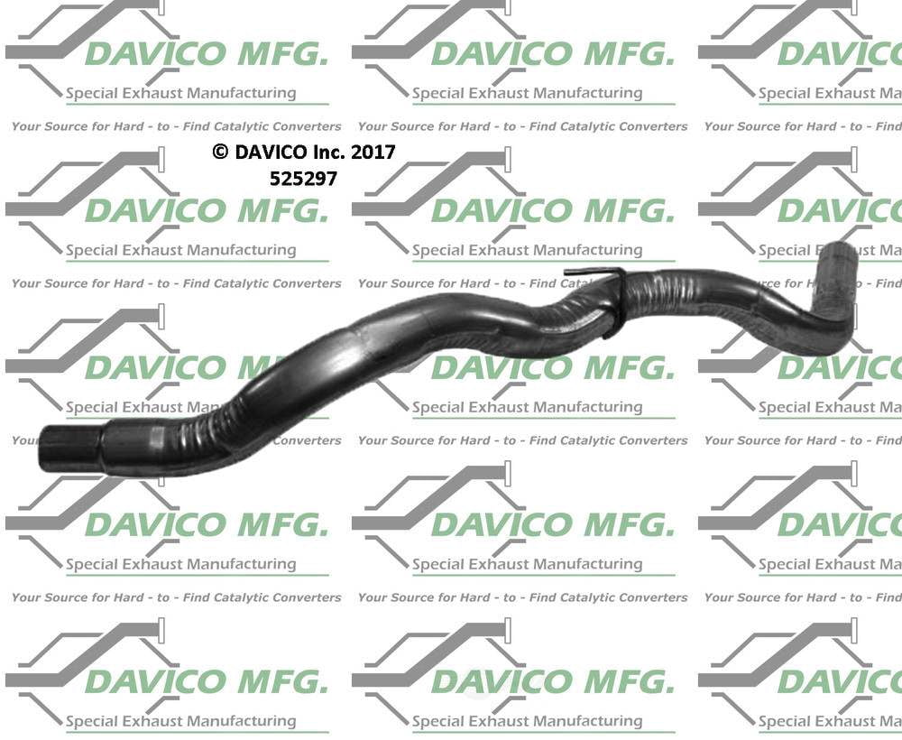 Davico Mfg 525297 Exact-Fit Exhaust Pipe