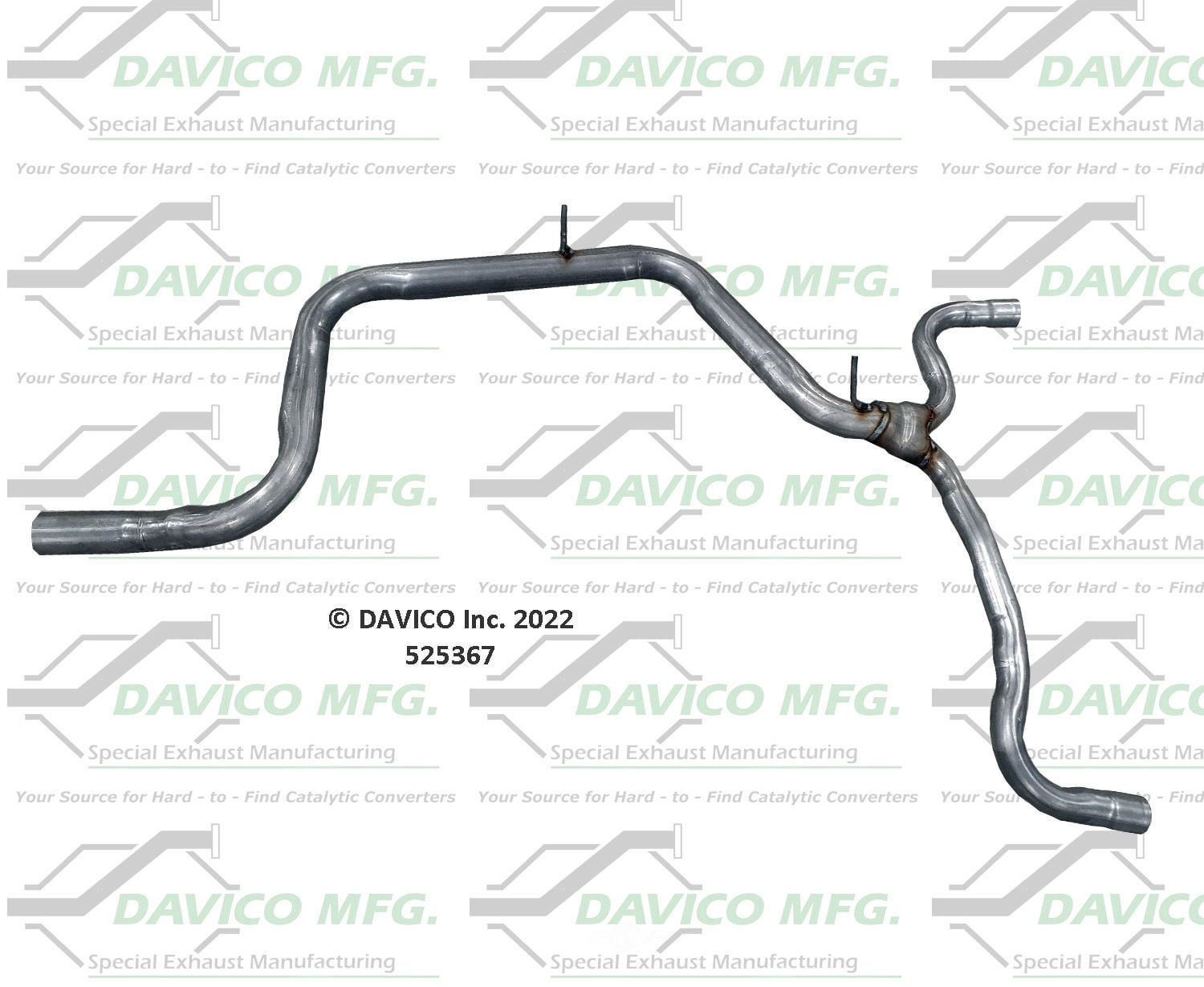 Davico Mfg 525367 Exact-Fit Exhaust Pipe