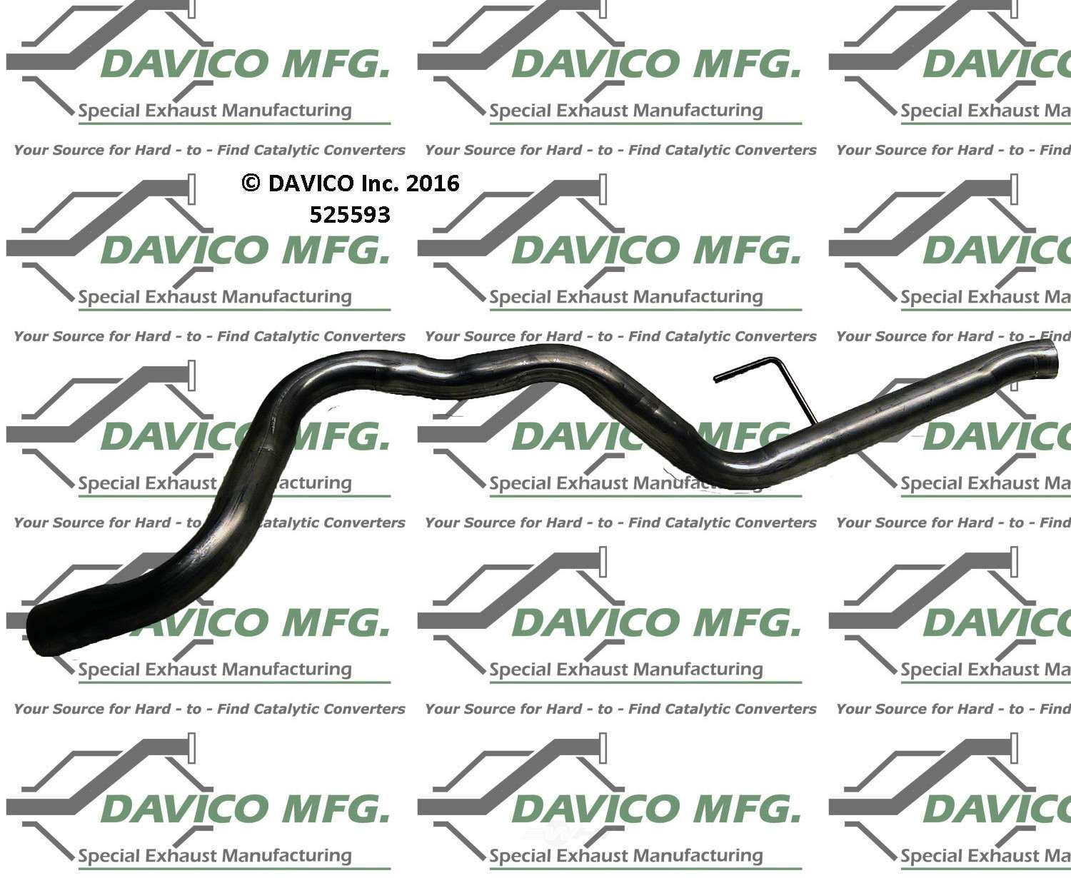 Davico Mfg 525593 Exact-Fit Exhaust Pipe