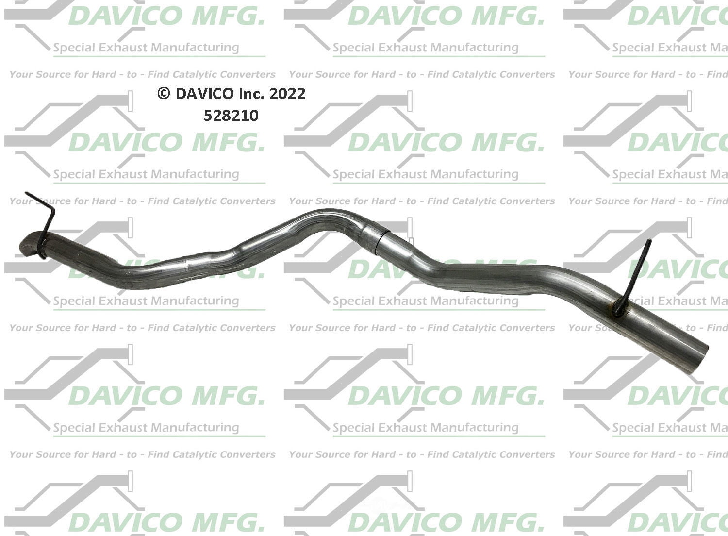Davico Mfg 528210 Exact-Fit Exhaust Pipe