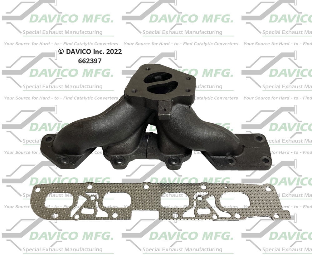 Davico Mfg 662397 Stand alone Exact-Fit exhaust manifold