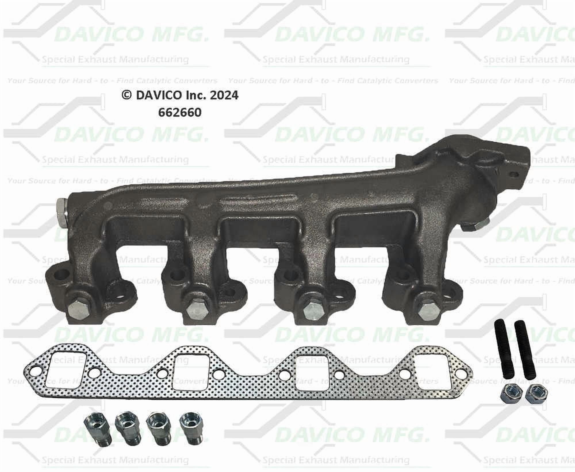 Davico Mfg 662660 Stand alone Exact-Fit exhaust manifold