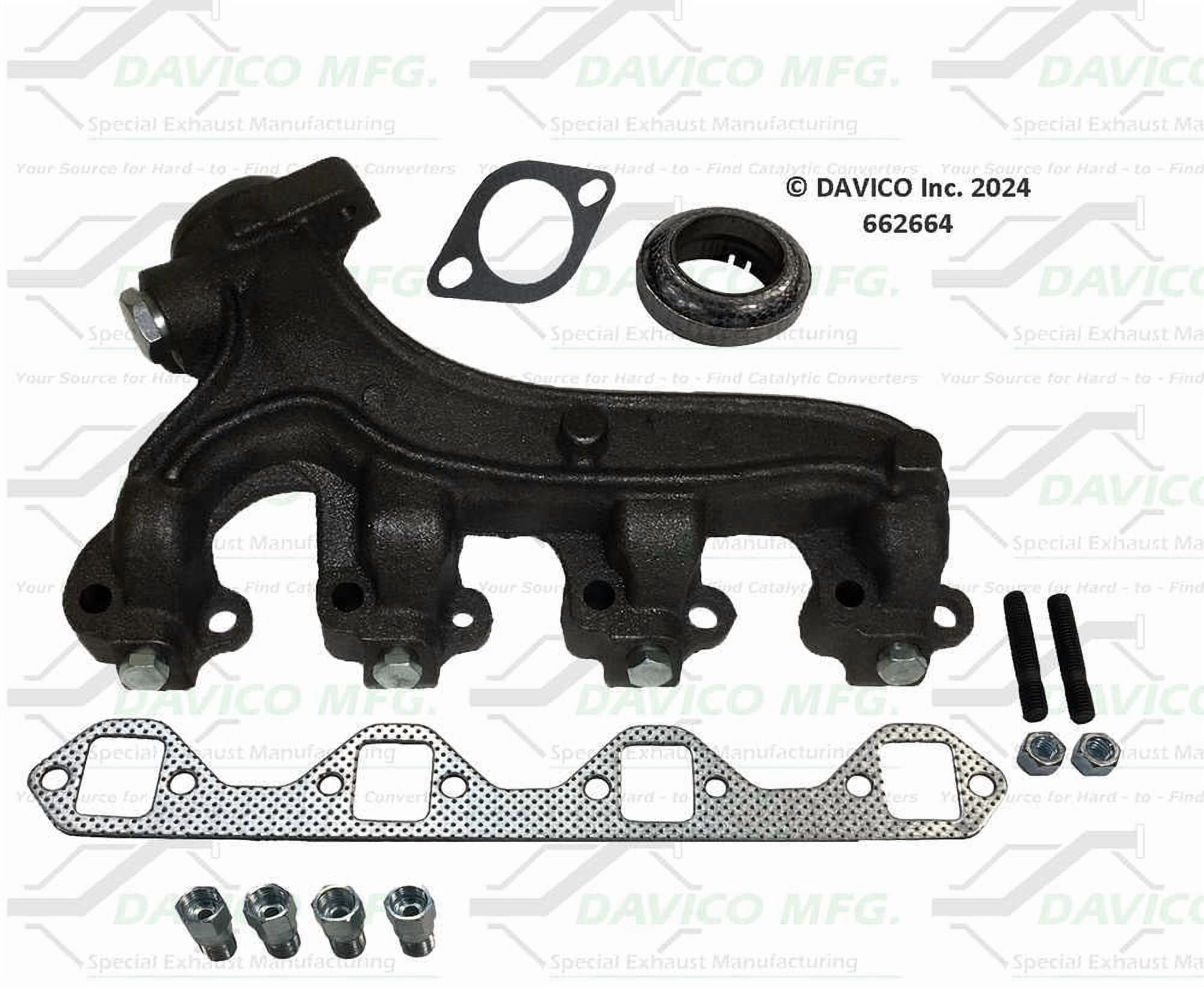 Davico Mfg 662664 Stand alone Exact-Fit exhaust manifold