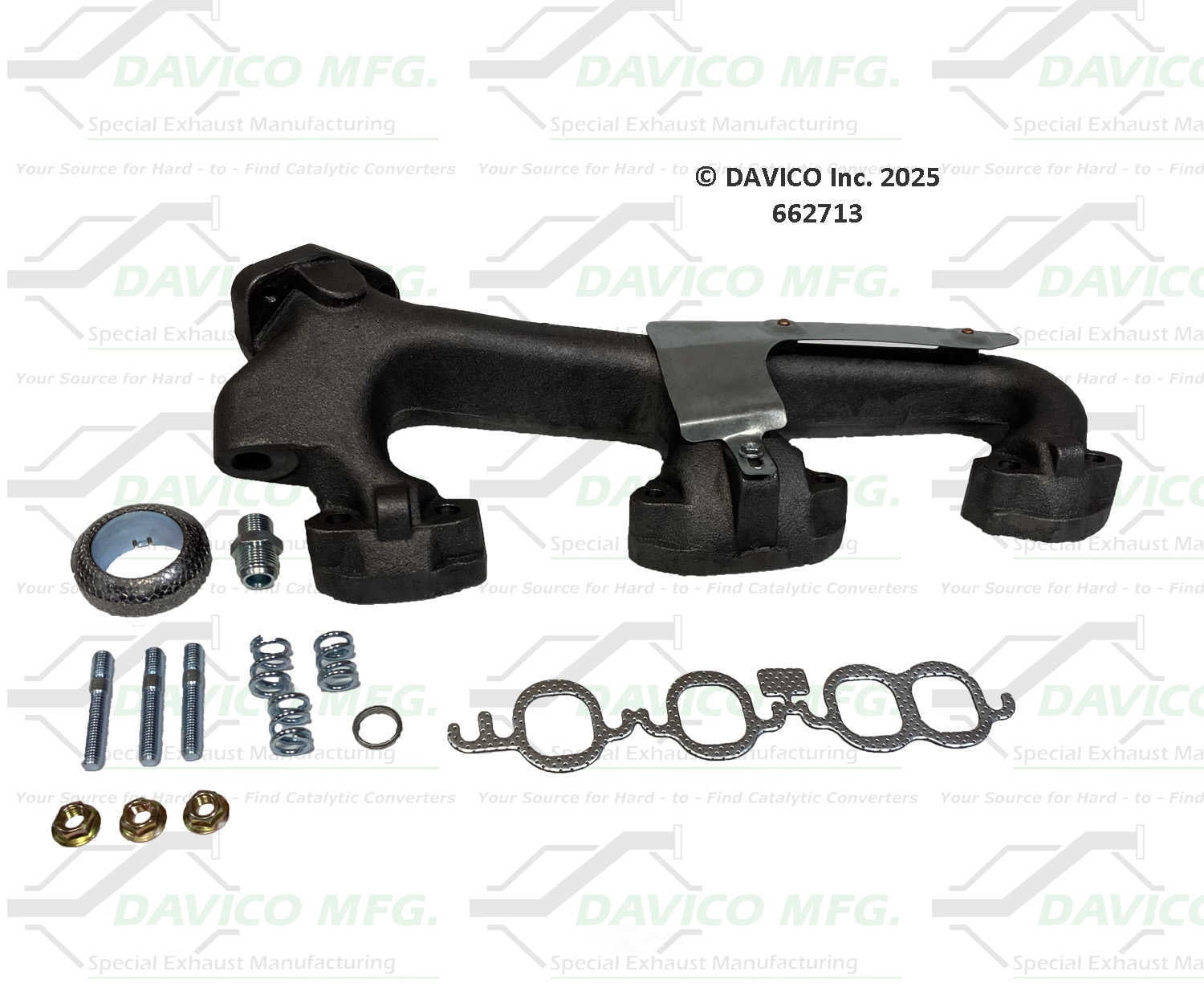 Davico Mfg 662713 Stand alone Exact-Fit exhaust manifold