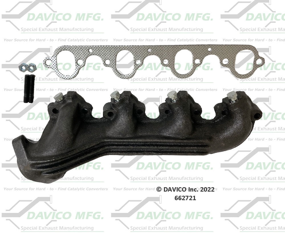 Davico Mfg 662721 Stand alone Exact-Fit exhaust manifold