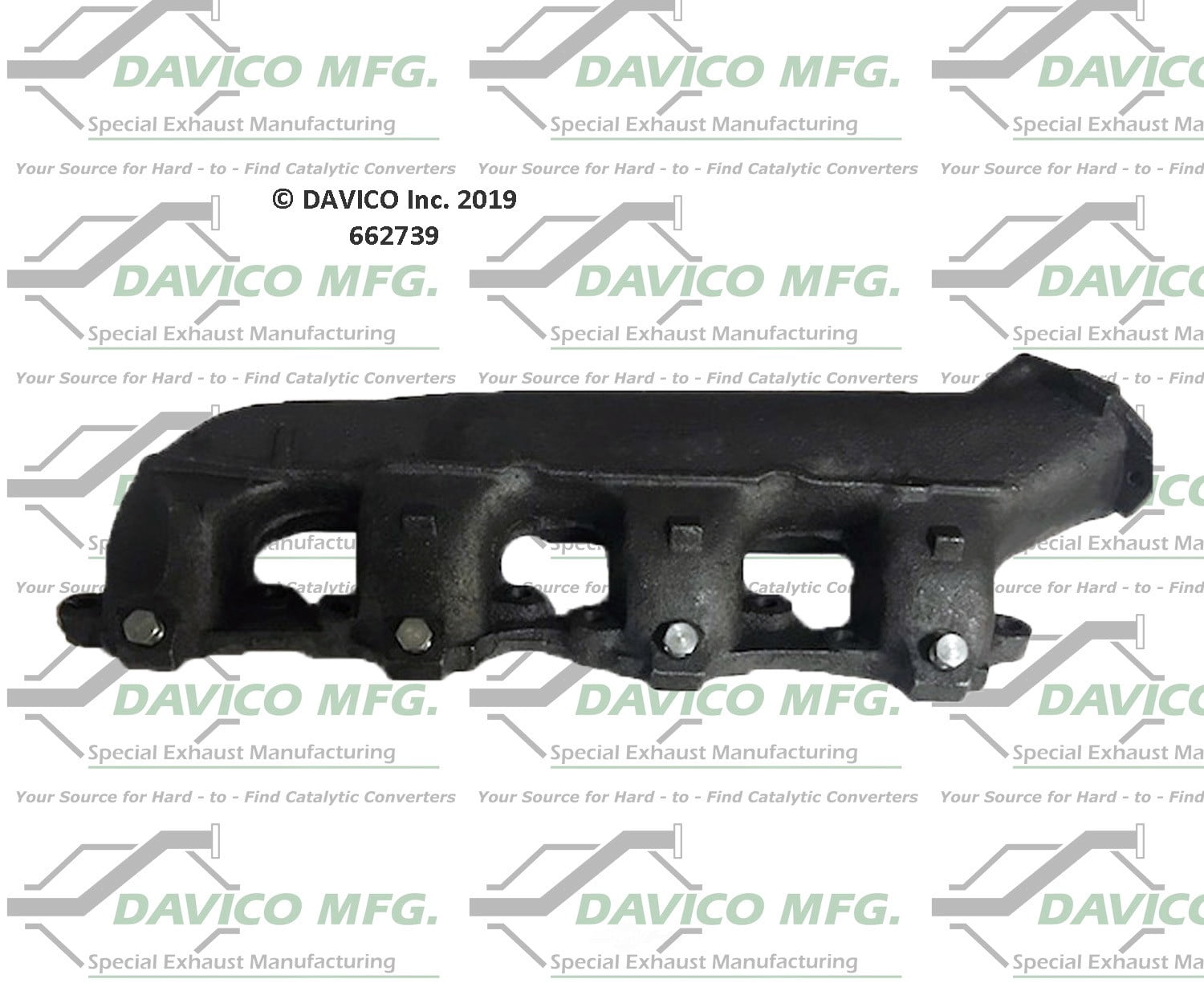 Davico Mfg 662739 Stand alone Exact-Fit exhaust manifold