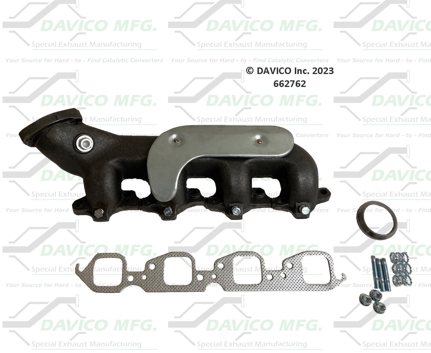 Davico Mfg 662762 Stand alone Exact-Fit exhaust manifold
