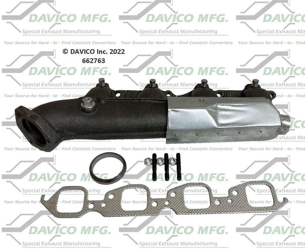 Davico Mfg 662763 Stand alone Exact-Fit exhaust manifold