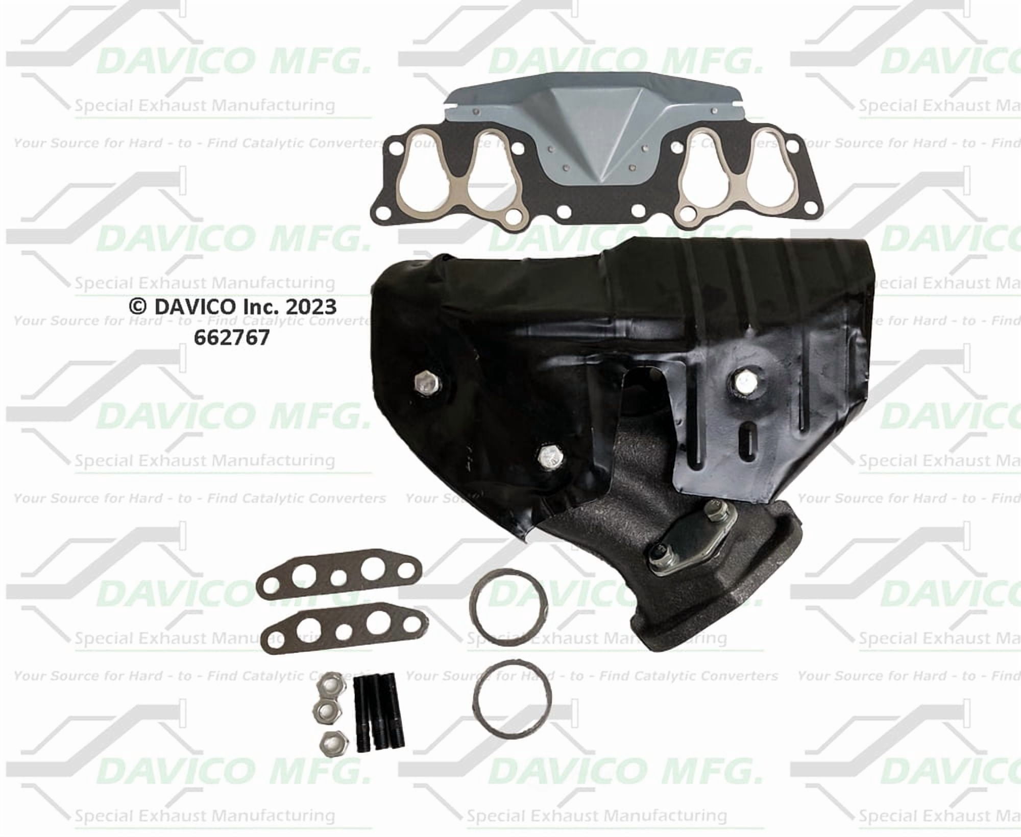 Davico Mfg 662767 Stand alone Exact-Fit exhaust manifold