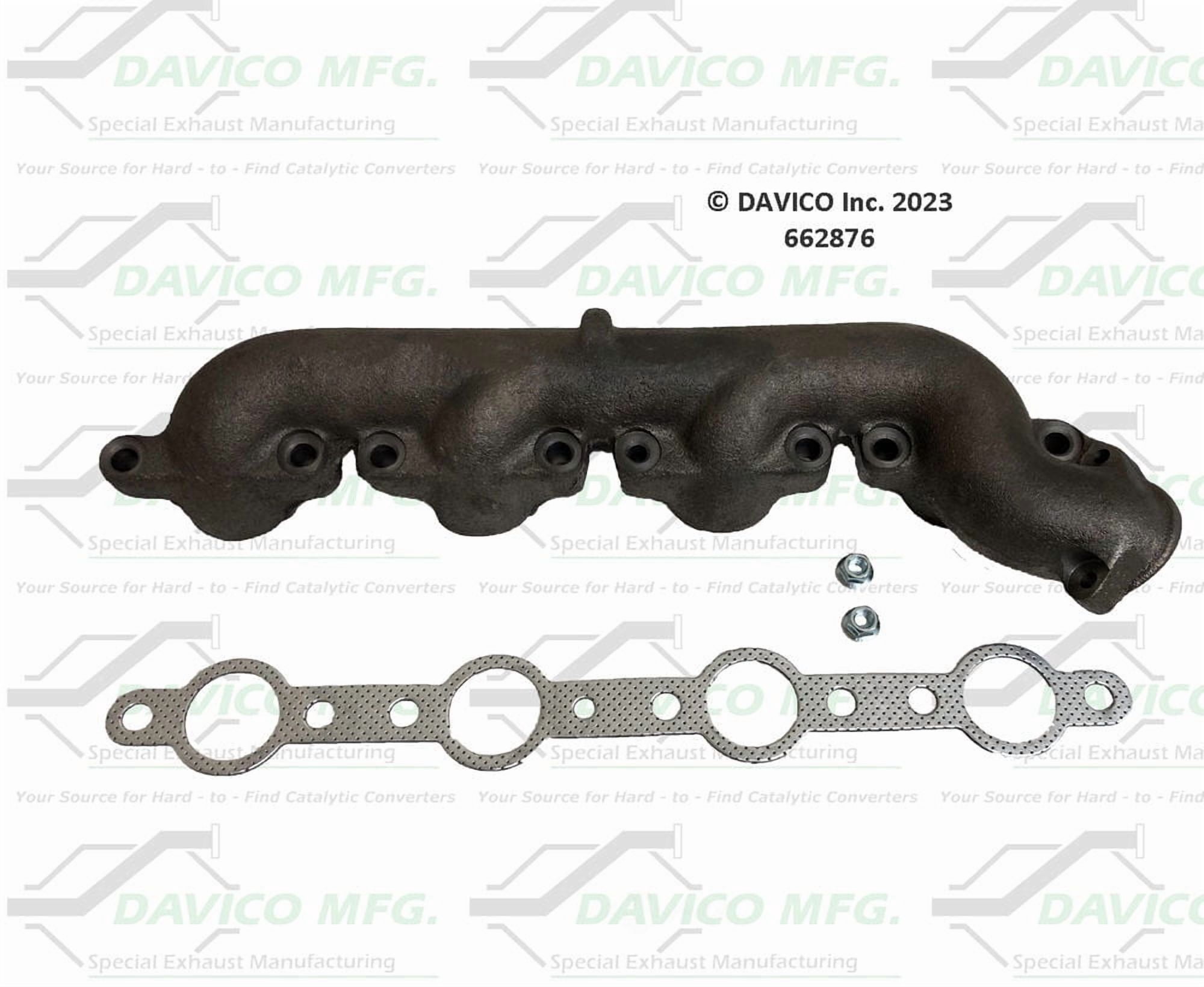 Davico Mfg 662876 Stand alone Exact-Fit exhaust manifold