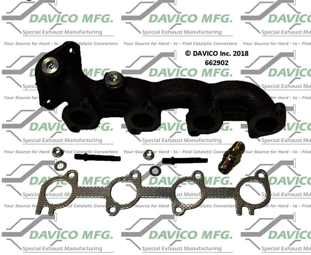 Davico Mfg 662902 Stand alone Exact-Fit exhaust manifold