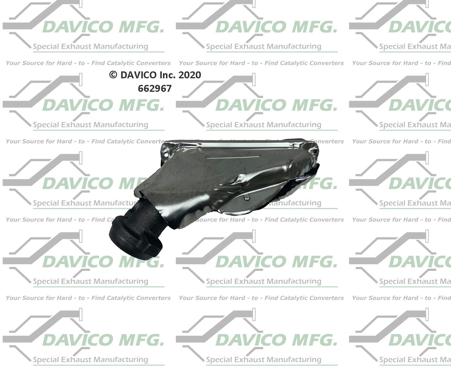 Davico Mfg 662967 Stand alone Exact-Fit exhaust manifold