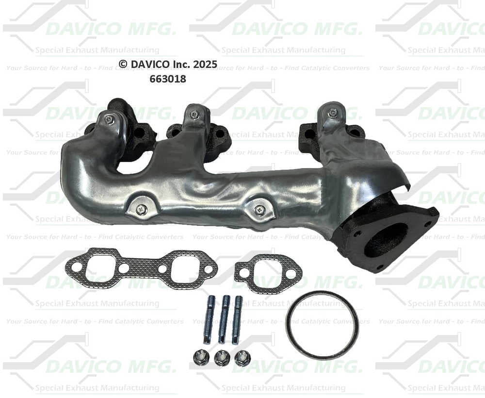Davico Mfg 663018 Stand alone Exact-Fit exhaust manifold