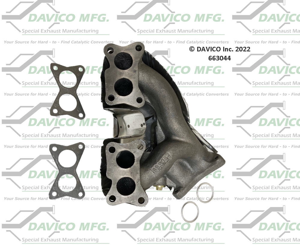 Davico Mfg 663044 Stand alone Exact-Fit exhaust manifold