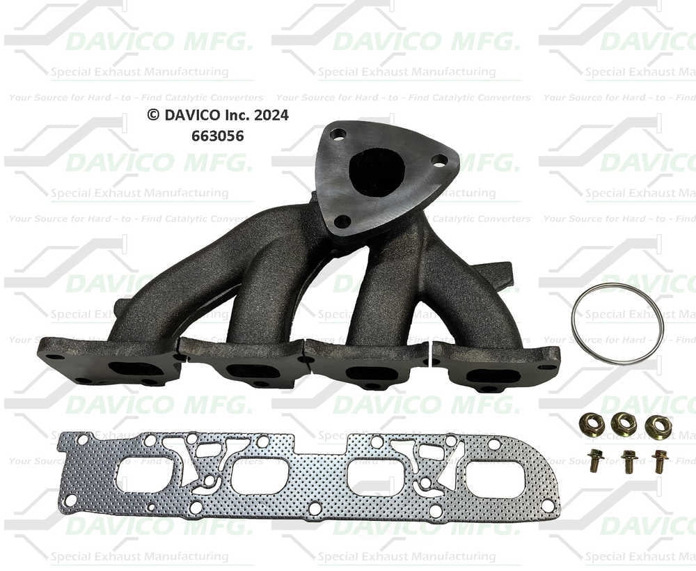 Davico Mfg 663056 Stand alone Exact-Fit exhaust manifold