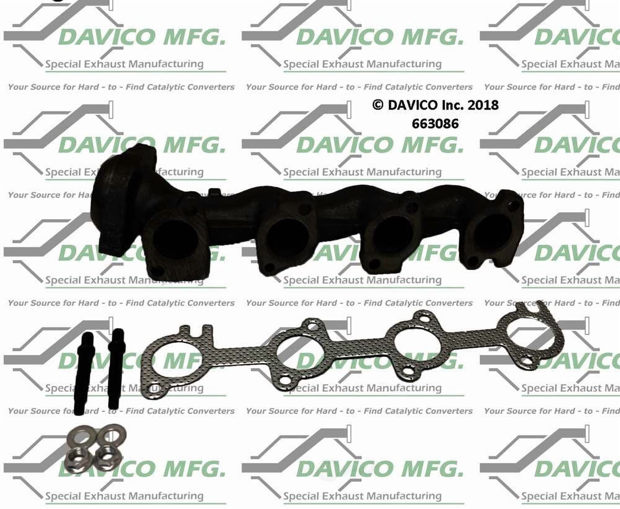 Davico Mfg 663086 Stand alone Exact-Fit exhaust manifold